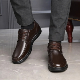 Business Schuhe für Herren - Stilvolle Bequeme Lederschnürschuhe für Herren