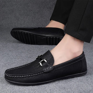 Mokassins für Herren - Stilvolle Faux Leder Halbschuhe für den Sommer