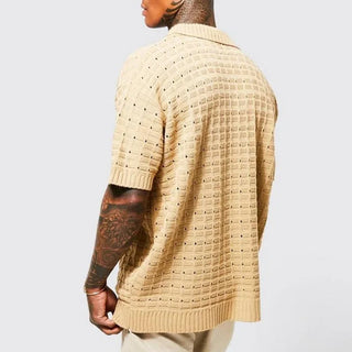 Ganti Capri Polo | Lässiges, übergroßes Strickpolo für Herren