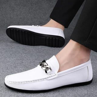 Mokassins für Herren - Stilvolle Faux Leder Halbschuhe für den Sommer