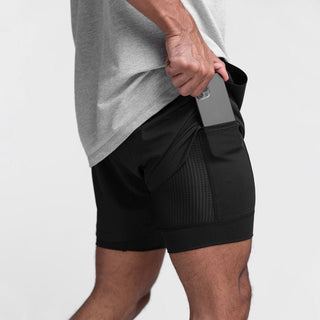 Sport Shorts für Herren - Premium Shorts mit Handy Tasche
