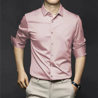 Bügelfreies Hemd – Business Casual Stretch Hemd für Herren