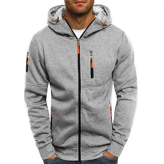 Zip-Up Jacke mit Kapuze