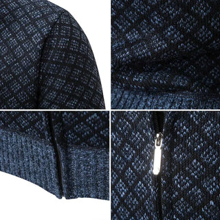 Strickjacke für Herren - Klassische Übergangsjacke mit Reißverschluss