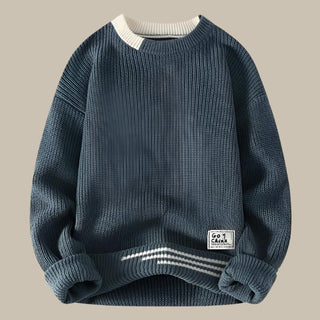 Oxford Retro Pullover | Warm gestrickter Herren-Kabelpullover