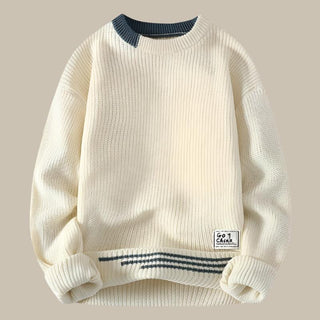 Oxford Retro Pullover | Warm gestrickter Herren-Kabelpullover