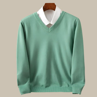 Pullover für Herren - Klassischer V-Ausschnitt Pullover