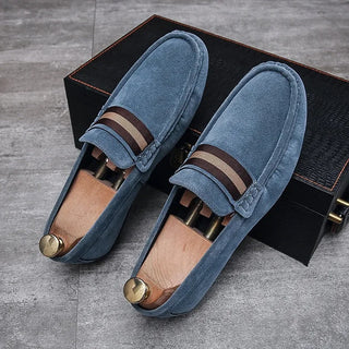 Mokassins für Herren - Stilvolle Wildleder Halbschuhe für den Sommer