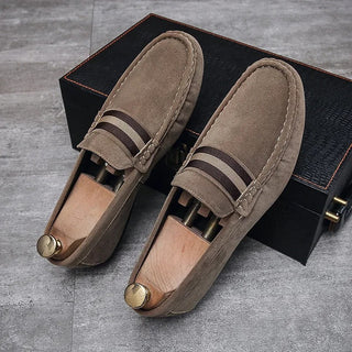 Mokassins für Herren - Stilvolle Wildleder Halbschuhe für den Sommer