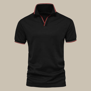 Poloshirt für Herren - Stilvolles Basic-Poloshirt mit kurzen Ärmeln für den Sommer