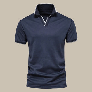 Poloshirt für Herren - Stilvolles Basic-Poloshirt mit kurzen Ärmeln für den Sommer