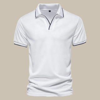 Poloshirt für Herren - Stilvolles Basic-Poloshirt mit kurzen Ärmeln für den Sommer