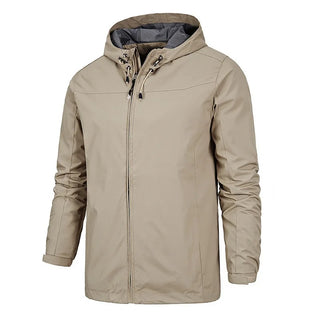 Regenjacken für Herren - Wasserfeste Windjacke mit Kapuze