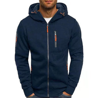 Zip-Up Jacke mit Kapuze