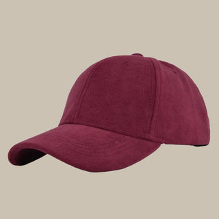 Ganti Kappe - Verstellbare Baseballkappe aus Wildleder für Herren