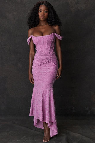 Abendkleid für Damen - Elegantes Midikleid mit Raffung für Hochzeiten
