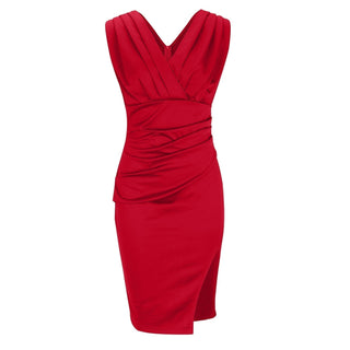 Abendkleid für Damen | Elegantes Cocktailkleid mit Wickeloptik