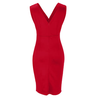 Abendkleid für Damen | Elegantes Cocktailkleid mit Wickeloptik