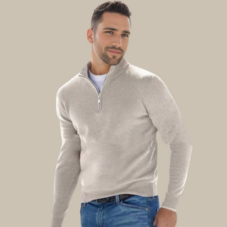 Ganti Sweater | Leichter Cashfeel-Halb-Reißverschluss