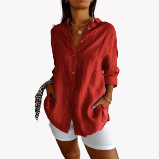 Bluse für Damen - Elegante Luftige Oberteile für Sommer