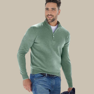 Ganti Sweater | Leichter Cashfeel-Halb-Reißverschluss