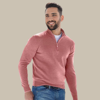 Ganti Sweater | Leichter Cashfeel-Halb-Reißverschluss