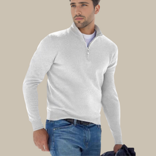 Ganti Sweater | Leichter Cashfeel-Halb-Reißverschluss