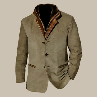 Ganti Jacke | Elegante Vintage-Jacke mit Blazer-Kragen für Männer