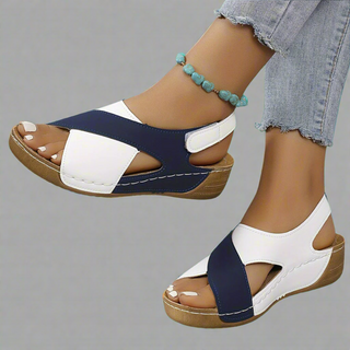 Sandaletten für Damen - Beqeueme Sandalen mit Fußbett für Sommer