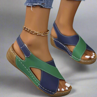 Sandaletten für Damen - Beqeueme Sandalen mit Fußbett für Sommer