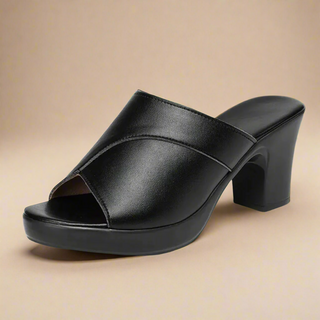 Sandaletten für Damen - Bequeme Vintage Sandalen mit Blockabsatz