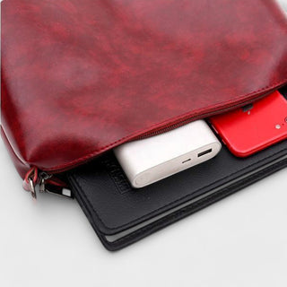 Bio-Leder Taschenset – Shopper, Handtasche und Portemonnaie für Damen