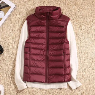 Steppweste für Damen - Bequeme ärmellose Übergangsjacke