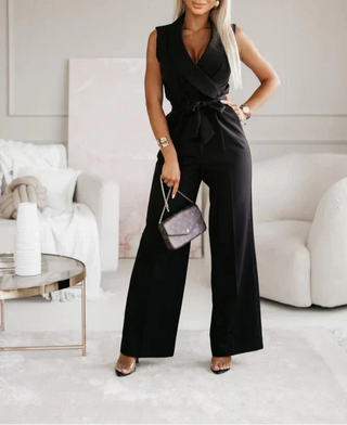 Jumpsuit für Damen - Luftiges Wickel-Jumpsuit für Hochzeiten