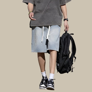 Big Boi Baggy Shorts | Street-Style Denim-Shorts für Herren