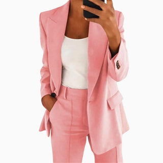 Hoseangzug für Damen - Elegantes Zweiteiler mit Blazer und Stoffhose