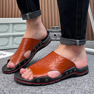 Sandalen für Herren - Bequeme Leder Sommerschuhe