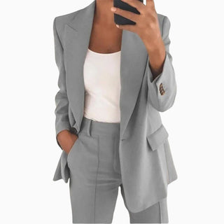 Hoseangzug für Damen - Elegantes Zweiteiler mit Blazer und Stoffhose