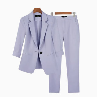 Hoseangzug für Damen - Elegantes Zweiteiler mit Blazer und Stoffhose