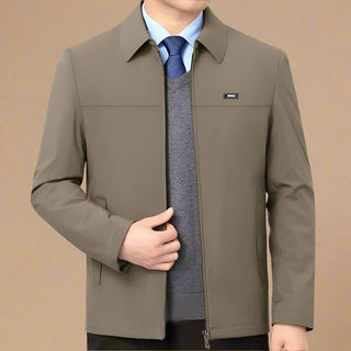 Ganti Übergangsjacke | Moderne Retro-Herrenjacke mit Umlegekragen