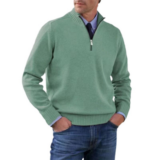 Troyer für den Herbst - Stilvolle Herenpullover mit halbem Reißverschluss