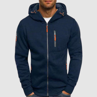 Zip-Up Jacke mit Kapuze