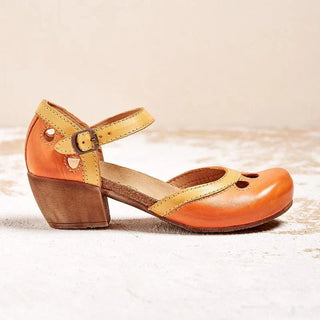 Sandaletten für Damen - Elegantes Riemchenpumps mit fußbett für Sommer