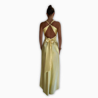 Abendkleid für Damen - Luftiges Maxikleid mit V-Ausschnitt für Sommer