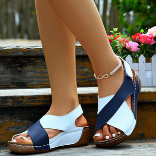 Sandaletten für Damen - Bequeme Sommerschuhe mit Klettverschluss