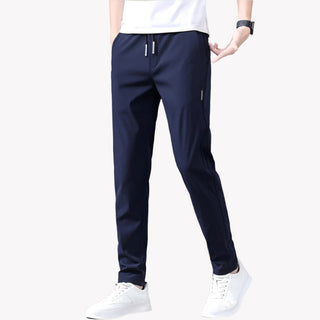 Freizeithose für Herren - Luftige Bundfaltenhose mit Stretch