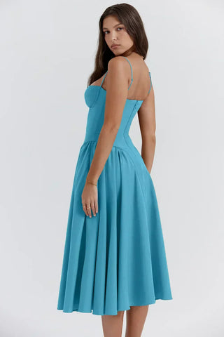 Midikleid für Damen - Elegantes Abendkleid für Hochzeiten und Partys