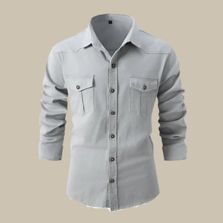 Mutli-pocket shirt met lange