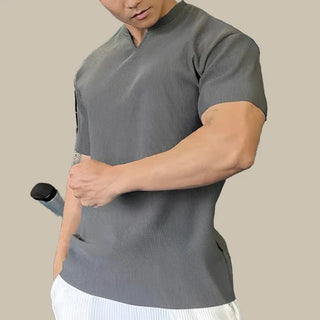 Muscle Fit Shirt für Männer - Stilvolles kurzärmeliges Sommerhemd