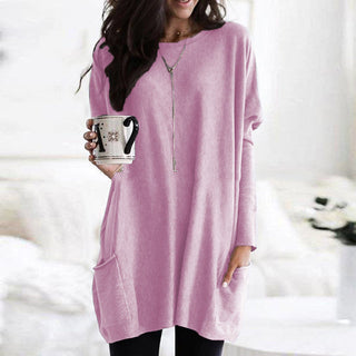 Strickkleid für den Herbst - Stilvolle Lange Pullover-kleid für Damen